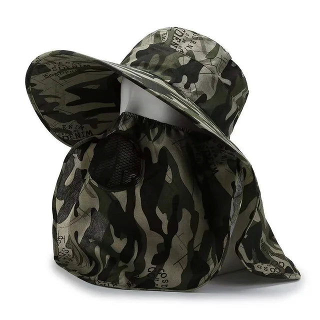 Chapéu de Pesca Camuflado Respirável Fishing Prime