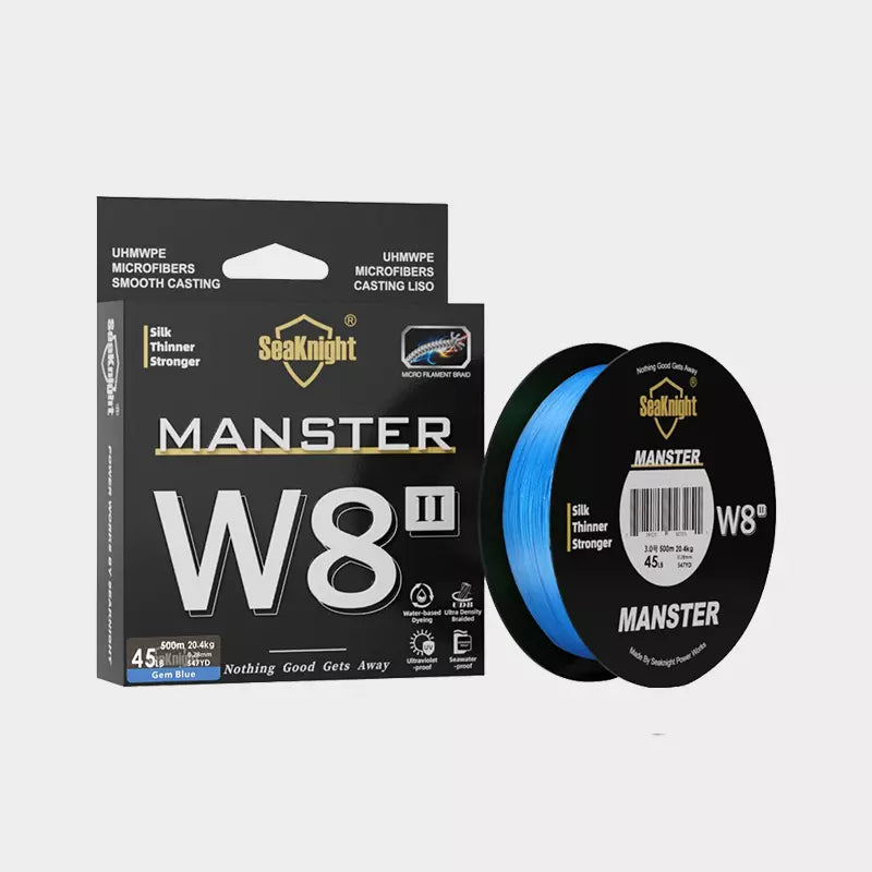 Molinete Shimano Nexave + Linha Multifilamento SeaKnight-MANSTER W8 II 300mt