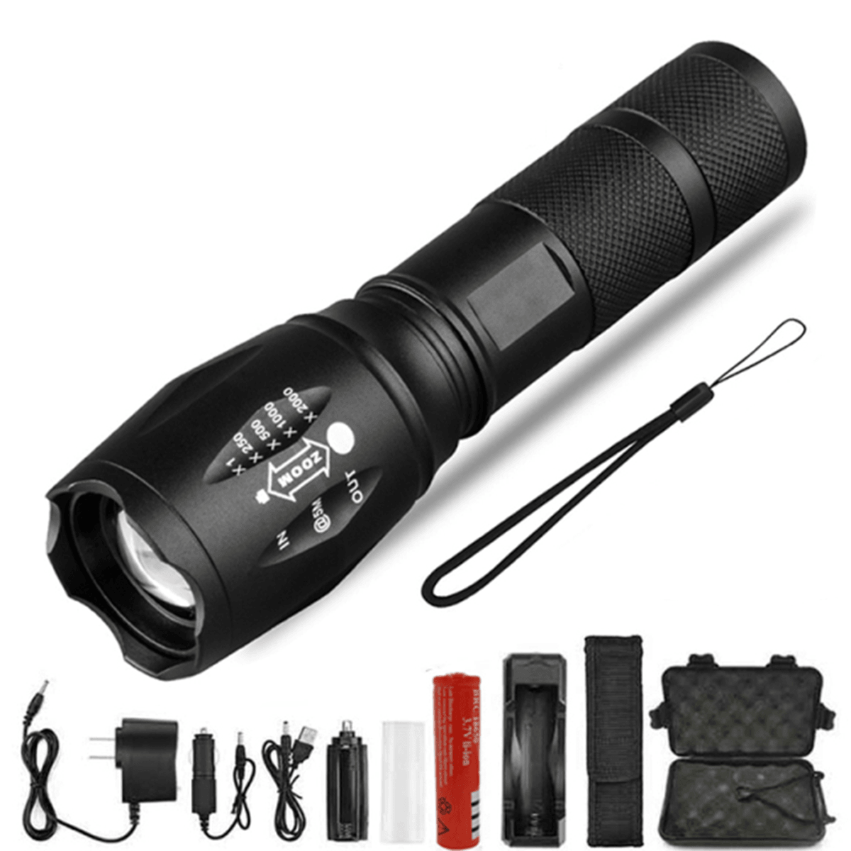 LANTERNA FISHING PRIME PROFISSIONAL T6 8.000 LUMENS