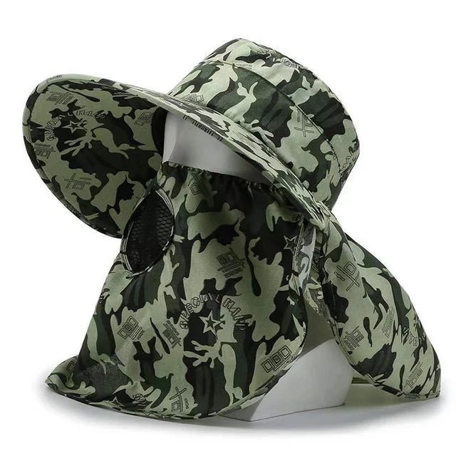 Chapéu de Pesca Camuflado Respirável Fishing Prime
