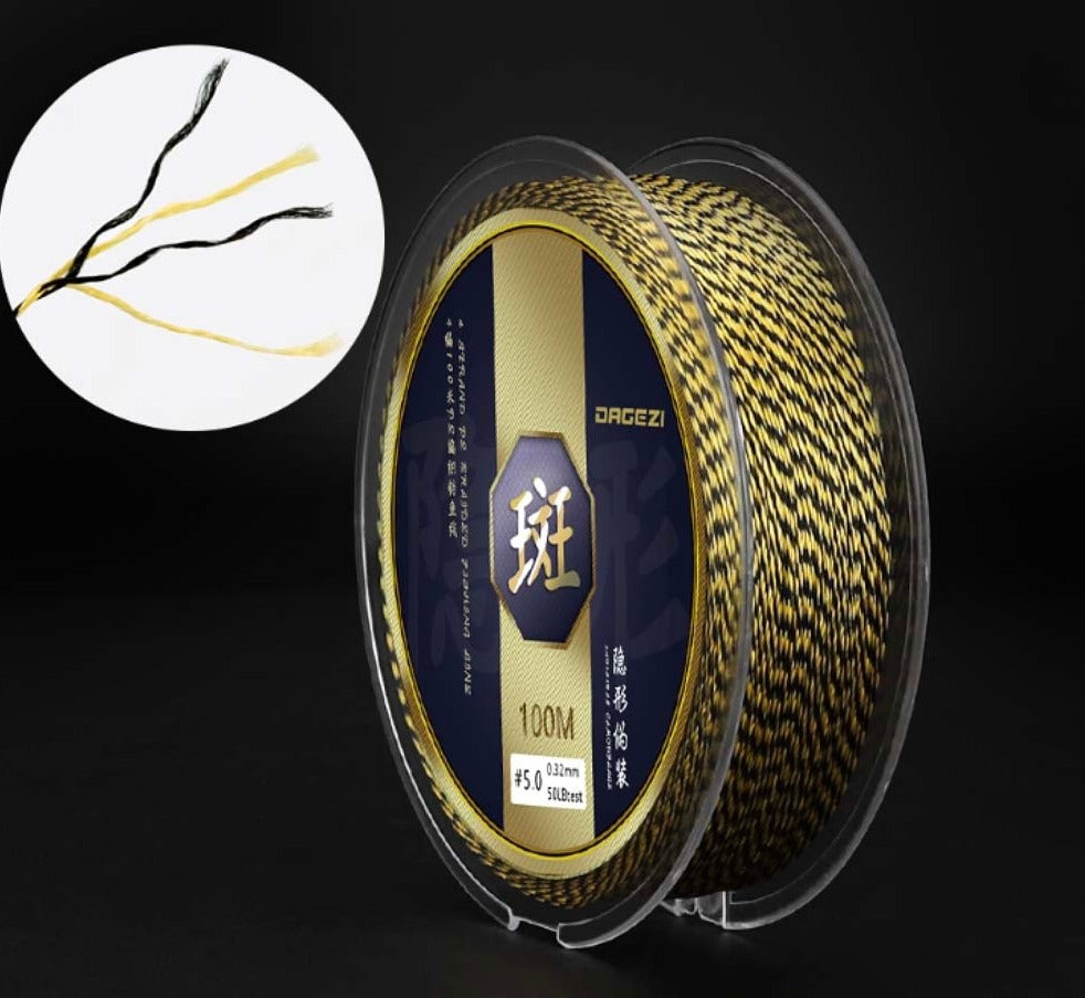 LINHA DE PESCADAGEZI MULTIFILAMENTO X4 FIOS TRANÇADOS - 100m