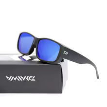 Daiwa Óculos de Sol Polarizado de Pesca Esportiva Proteção UV Anti-Luz