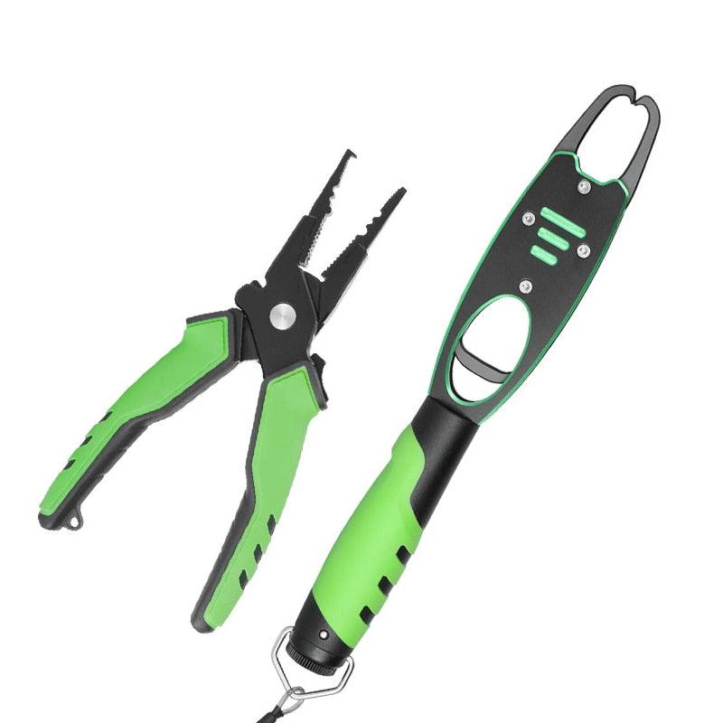 CONJUNTO ALICATE DE PESCA COM BALANÇA LINNHUE