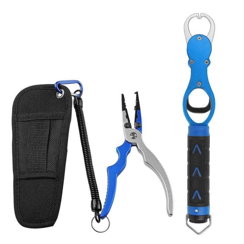 CONJUNTO ALICATES DE PESCA + BALANÇA LINNHUE - CASE DE BRINDE
